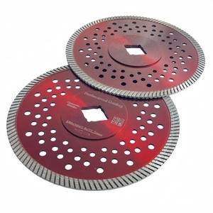 Lame diamantée semi-silencieuse multi-usages USA EN13236 de 4,5'', 5'', 7'', 9'', 10'', 12'', 14'' pour la découpe humide et sèche du quartz, du granit et du béton - Product Image 1
