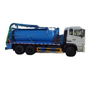 New DongFeng 20cbm Auto Rear Double Bridge Diesel Sewage Suction <b>Truck</b> with Manual <b>Transmission</b> Euro 3 150-250hp - Product Image 1