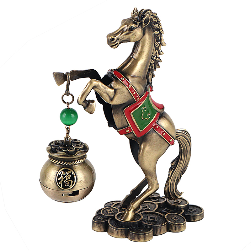Chinese Style Enamel Colored Metal Incense