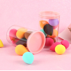 Lot de 9 mini éponges applicatrices de maquillage sans latex en PU hydrophile pour estomper les fards à paupières - Product Image 3