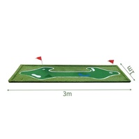Golf 9 trous, mini-golf, pratique du putting, gazon artificiel, tapis de golf, intérieur/extérieur