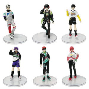 6 Diseños de Figuras de <span class=keywords><strong>Anime</strong></span> Japonés en PVC Azul, Figura de Acción de Kiyose Ichirou Mikage Reo, Adornos de Plástico - Product Image 1