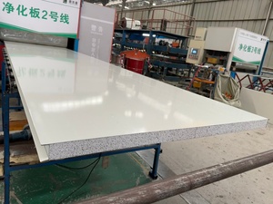 סדנת טיהור פאנלים מבודדים עמידים באש ובקול, פאנל סנדוויץ' מסיליקון רוק, קיר פאנל סנדוויץ' ממתכת פלדה - Product Image 5