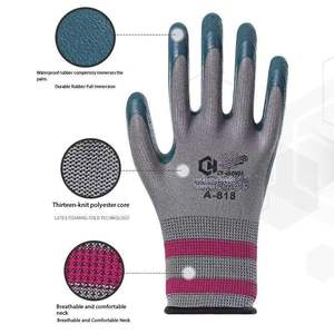 Gants de sécurité en caoutchouc pour pneus personnalisés OEM pour la construction routière et les ouvriers du bâtiment - Product Image 2