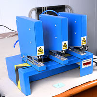 Agrafeuse pneumatique à trois têtes, machine de reliure entièrement automatique, rapide, intelligente, à induction universelle