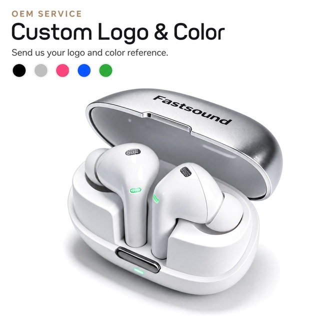 New Arrival Smart Touch Control Noise Cancelling Gaming Sports Wireless Tws Earphones Headphones