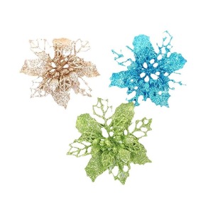 Start 9Cm Hollow Flower Wreath Vine Diy Decorations Plastic Christmas <b>Tree</b> <b>Ornaments</b> Wedding Home Decor - Product Image 2