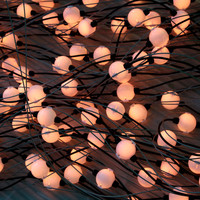 SHIJI extérieur étanche personnalisé UCS1903 LED 50mm rvb couleur point d'éclairage suspendu décoratif Led guirlande lumineuse boule lumineuse