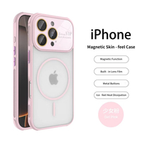 Étui de téléphone en silicone mat acrylique pour iPhone 15 14 13 2 Pro Max Plus avec protection de l'objectif de l'appareil photo, coque d'origine