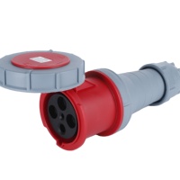 Connecteur Électrique Industriel Étanche IP67 SFE CEE RED 4 Broches Femelle et Mâle