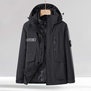 Outdoor Hiking <b>Windbreaker</b> Jacket Unisex Waterproof Full Sleeve With Custom Logo Printing For Mountain Activities - Product Image 2