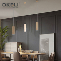OKELI Design Moderne Suspendu Chambre Cuisine Lustre En Aluminium Or Couleur Led Pendentif Lumière Éclairage Cuisine Îlot 80