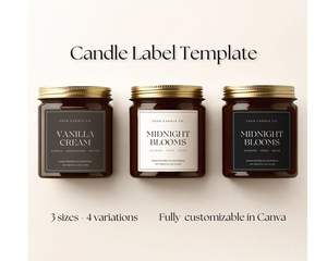 Velas Aromáticas LANJO OEM/ODM para el Hogar, en Frasco de Ámbar, con Etiqueta Privada, Velas de Soya Perfumadas para Regalos de Invierno y Festivos - Product Image 5