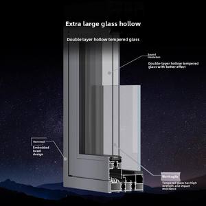 Fenêtre latérale coulissante en alliage d'aluminium Système de pont cassé insonorisé Pression hermétique Balcon <span class=keywords><strong>baie</strong></span> <span class=keywords><strong>vitrée</strong></span> Fenêtre flottante - Product Image 3