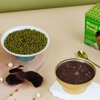 Soupe sucrée aux graines de lotus et au haricot mungo Old Chenpi, élimine la chaleur et améliore la digestion