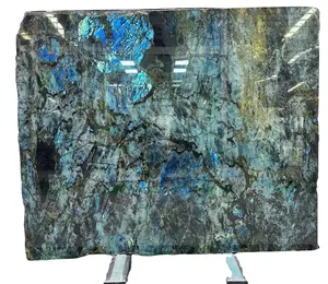 Fábrica Direta Popular Blue River Labradorite Granito Pedra Para Bancada