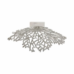 Coral Sculpture On Marble Base Metal Coastal Decor For Home And Bathroom <b>Coffee</b> <b>Table</b> Art - Product Image 6