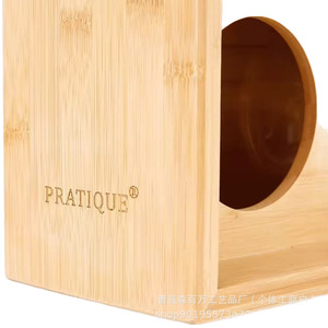 <b>Spice</b> <b>Jar</b> Wooden Storage Rack 4 Layers Airtight Bamboo Lid Natural Wood Color Kitchen Organizer - Product Image 5