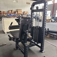 Machine Combinée Commerciale de Musculation pour Extensions et Flexions Assises des Jambes et Biceps – Équipement de Fitness Tout-en-un en Acier