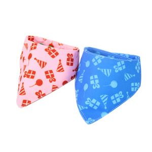 Pañuelo Triangular Ajustable para Mascotas, Color Rosa y Azul, Accesorio para Perros, Ideal para Fiestas de Cumpleaños - Product Image 1