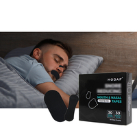 Vente en gros de bandelettes nasales hypoallergéniques patchs anti-massage pour une nuit de sommeil silencieuse 30 bandes buccales Tiras Nasales pour une bonne nuit
