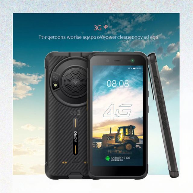 AORO A19 64GB Android 12 Smartphone MT6762 3W Speaker Octa Core CPU Global Version Mobile Phone