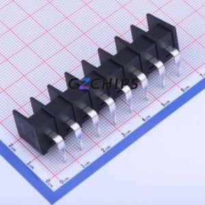 KF35R-8.25-8P Barrier Terminal Block Bent Lead Through Hole,P=8.25mm Connector Two Sides 8.25mm 1x8P Right Angle Pin - Product Image 2