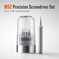 Jeu de tournevis de précision 30 en 1 avec embouts en acier CRV, kit d'outils de réparation multi-embouts pour ordinateur portable, téléphone, montre, poignée en aluminium, ROHS