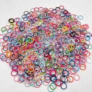 Taodao – 100 pièces de bracelets et colliers en fer peint coloré, anneaux ouverts, matériel de bricolage pour la création de bijoux faits main - Product Image 2
