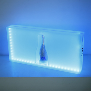 Modern <b>LED</b> Bottle Display Shelf with Glossy Finish for Decoration - Product Image 5