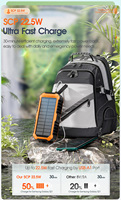 Vetaue 20000mAh Nouveau Produit Batterie Externe Solaire Haute Capacité avec PD20W Intégré