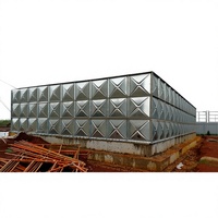 Réservoir d'eau enterré modulaire BDF en acier inoxydable 304, taille personnalisée 10000L/h, réservoir de stockage d'eau souterrain boulonné