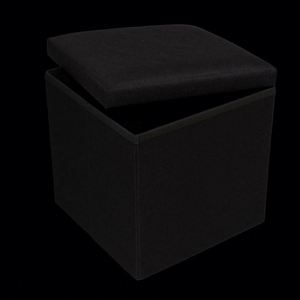 Modern <b>Stool</b> Living Room Furniture <b>Storage</b> Box Fabric Stainless Steel Bamboo Highest Quality Sample Available <b>Stools</b> Counter - Product Image 3