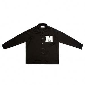 Camisa de satén de manga larga informal personalizada para hombre para ropa de calle bordado transpirable y sostenible de manga larga para primavera - Product Image 6