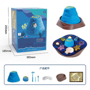 Nouveauté : Kit de fouilles archéologiques sur le thème des 3 gemmes, ensemble d'excavations éducatif STEAM, jouet scientifique pour enfants, jeu d'exploration - Product Image 3