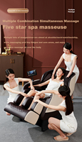 Fauteuil de massage 4D corps entier, inclinable zéro gravité, avec balayage corporel intelligent, massage Shiatsu, pression d'air, massage des pieds, Bluetooth, usine OEM ODM