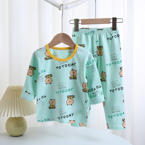 Il pigiama modellato del fumetto dei bambini su misura mette il Loungewear casuale per i ragazzi e le ragazze - Product Image 1