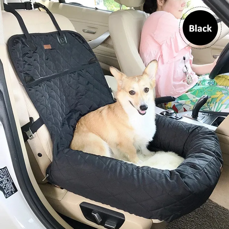 Custom Comfortable Durable Oxford Waterproof And Anti fouling Safety Dog Car Seat bed carrier For dogs