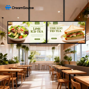 Pantalla Digital LCD 4K HD Antideslumbrante para Montaje en Pared, Tablero de Menú, Pantalla Publicitaria con CMS Integrado para Restaurantes y Cafeterías - Product Image 1