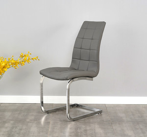 Juego de sillas cromadas modernas para <span class=keywords><strong>comedor</strong></span>, juego de asientos con patas cromadas a precio de fábrica, con 4 sillas - Product Image 5