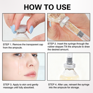 Huyết thanh dưỡng da mặt Deep Collagen Silk Peptide, nâng cơ mặt, làm săn chắc & làm mịn & dưỡng ẩm chuyên sâu, huyết thanh dưỡng da mặt không nhờn - Product Image 5