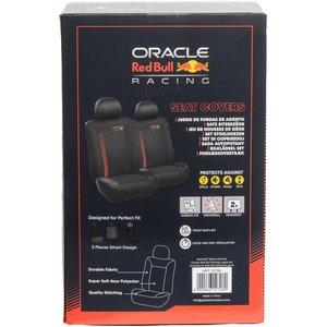 Set coprisedili 6 pezzi Powerbar nero/rosso - Product Image 3