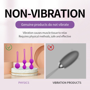 Sexbay mujeres venden bolas de silicona Kegel para ejercicio de estiramiento vaginal control de la vejiga de las mujeres después del embarazo del suelo pélvico - Product Image 4