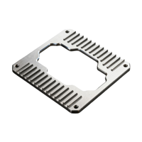 Services de fraisage et d'usinage CNC pour pièces métalliques en acier inoxydable avec traitements de surface par polissage, placage et sablage