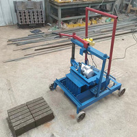 Machine manuelle compacte pour la fabrication de blocs de béton et de briques, à vendre en Ouganda