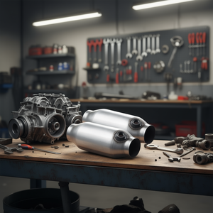 Convertidores Catalíticos Universales de 2.5 Pulgadas de Entrada y Salida con Puerto O2 para Motor de Gasolina, Construcción Metálica de Repuesto - Product Image 2