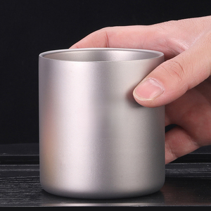 Mug de voyage en titane à double paroi pour café, <span class=keywords><strong>tasse</strong></span> à eau isolée anti-brûlure, mignonnes tasses à café d'extérieur – Produits chinois - Product Image 6