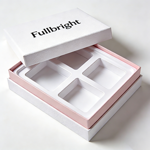 Custom Logo Embossed Textured Special Paper Cosmetic <b>Box</b> Eco Friendly Rigid Cardboard Personalized Tray <b>Makeup</b> Package Gift <b>Box</b> - Product Image 1