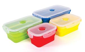 Contenitore di Preparazione per La Cucina O Bambini Scatole di Pranzo Del Silicone di Conservazione Degli Alimenti Contenitori - Product Image 3
