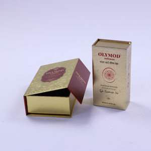 Caja Personalizada para Perfume de 20 ml, con Grabado Dorado, Caja Rígida de Papel Magnético para Aceites Esenciales, con Logotipo en Lámina Dorada - Product Image 2